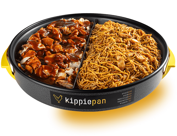 Combimaaltijdpan Chinese Bami & Kip in Ketjapsaus XXL